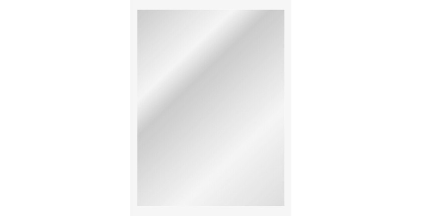 Miroir salle de bain LED asymétrique 103x74 cm design moderne