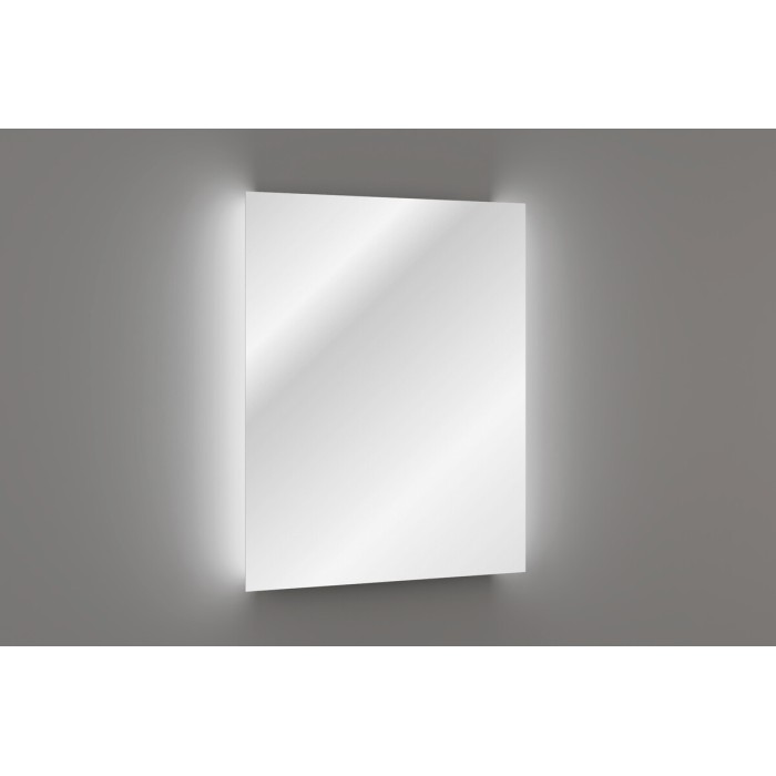 Specchio per bagno LED asimmetrico 103x74 cm design moderno