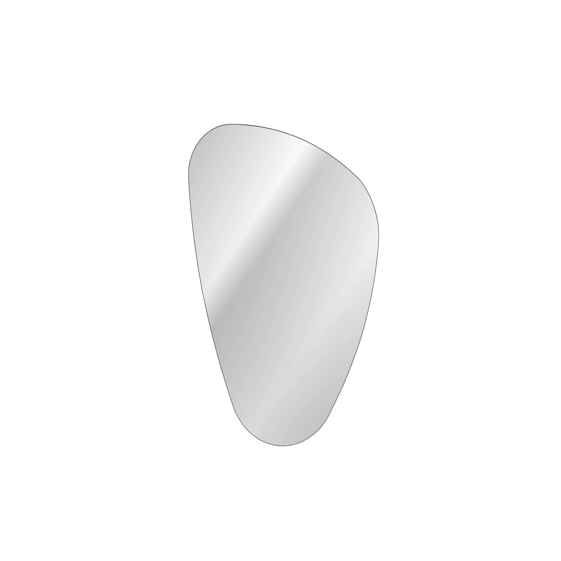 Miroir salle de bain LED rectangulaire 80x40 cm design moderne