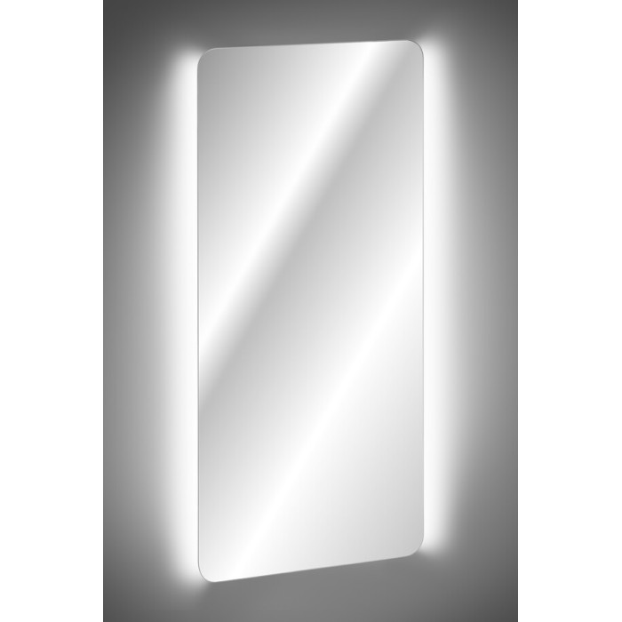 Espejo de baño LED rectangular 70x60 cm diseño moderno