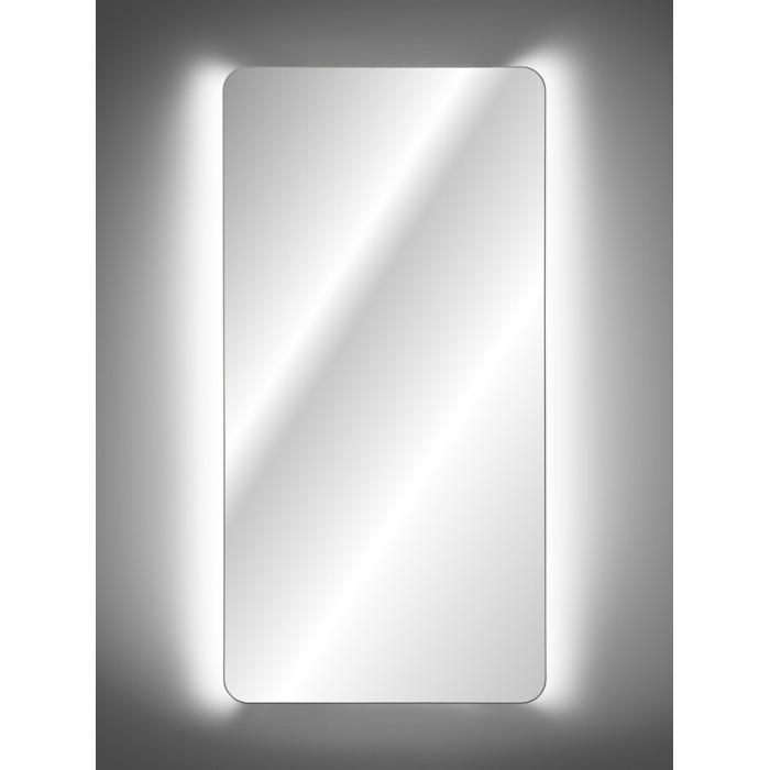 Espejo de baño LED rectangular 70x60 cm diseño moderno