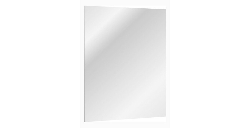 Miroir salle de bain LED rectangulaire 80x60 cm design moderne