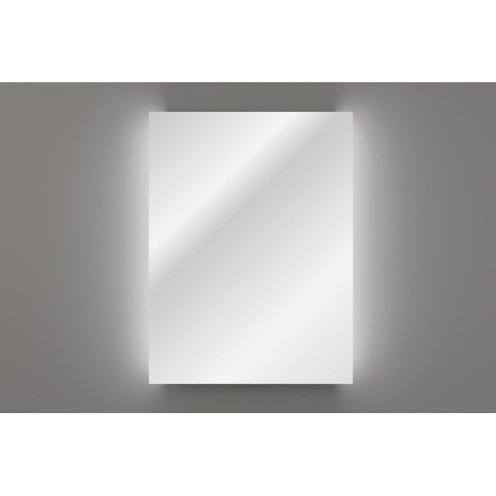 Espejo de baño LED rectangular 80x60 cm diseño moderno