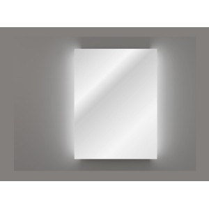 Miroir salle de bain LED rectangulaire 80x60 cm design moderne