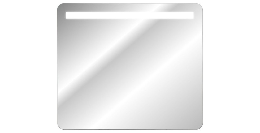 LED-Badezimmerspiegel rechteckig 80x70 cm rahmenlos design