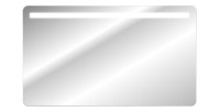 Spiegelleuchte LED rechteckig 120x70 cm rahmenloses Design
