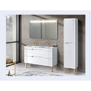 Spiegelleuchte LED rechteckig 120x70 cm rahmenloses Design