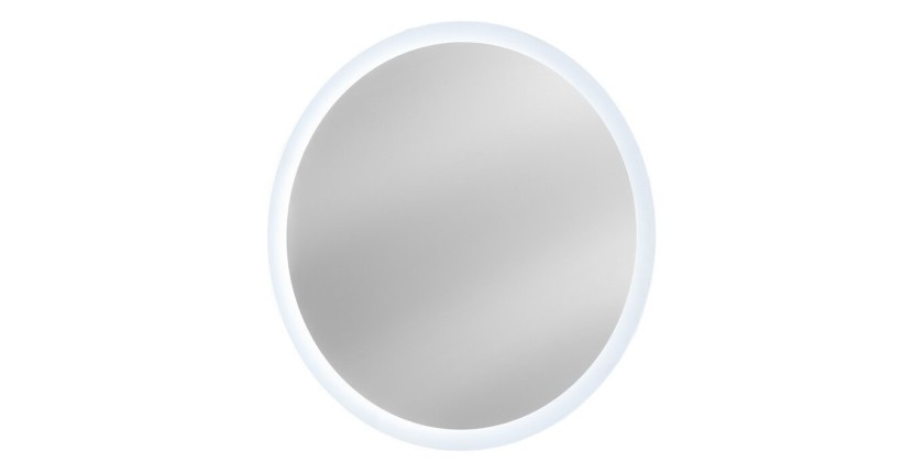 Spiegel Badezimmer LED rund 60 cm rahmenlos Design