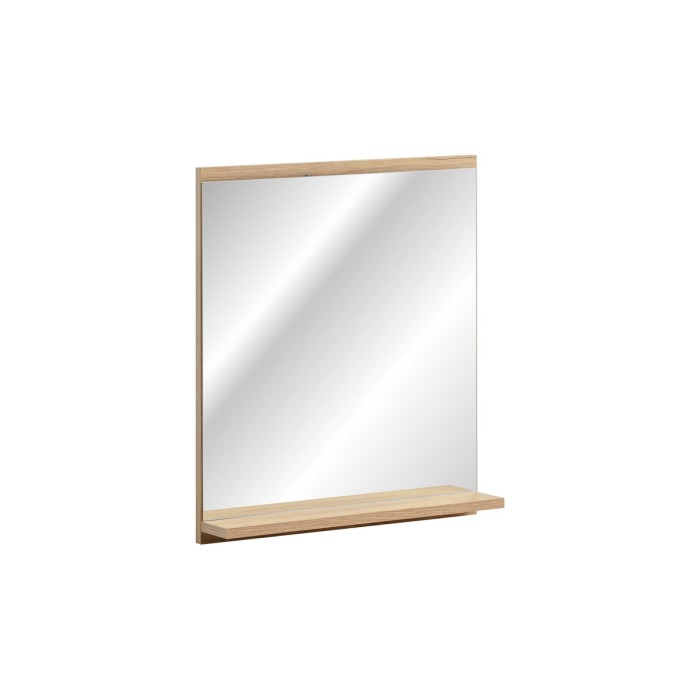 Espejo rectangular para baño 57x50 cm con borde de almacenamiento