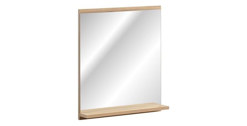 Spiegel für das Badezimmer, rechteckig, 57x50 cm, mit Ablagekante