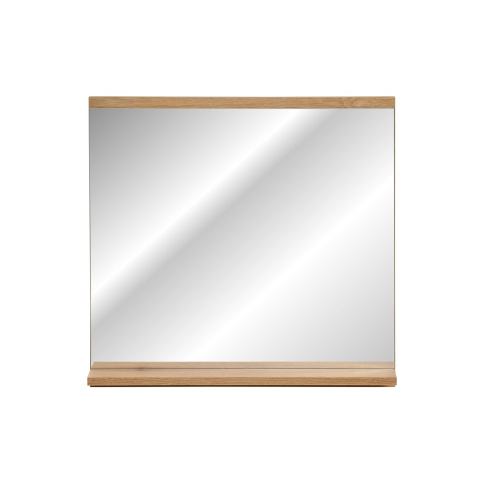 Espejo de baño rectangular 57x60 cm con borde de almacenamiento