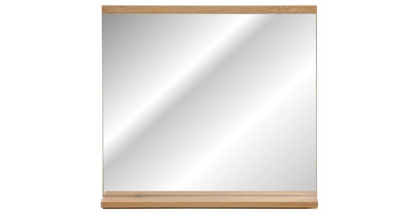 Spiegelschrank für das Badezimmer, rechteckig, 57x60 cm mit Ablagekante