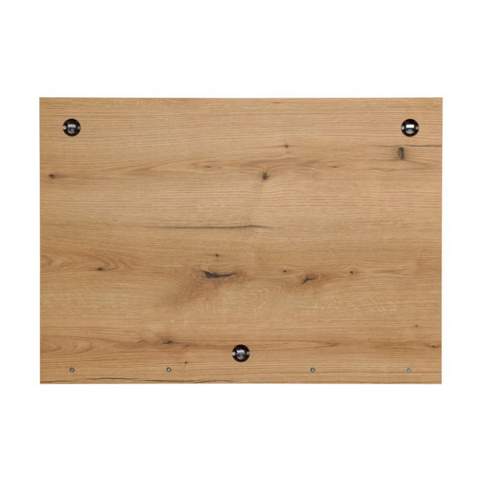 Miroir salle de bain rectangulaire 80x57 cm avec rebord rangement