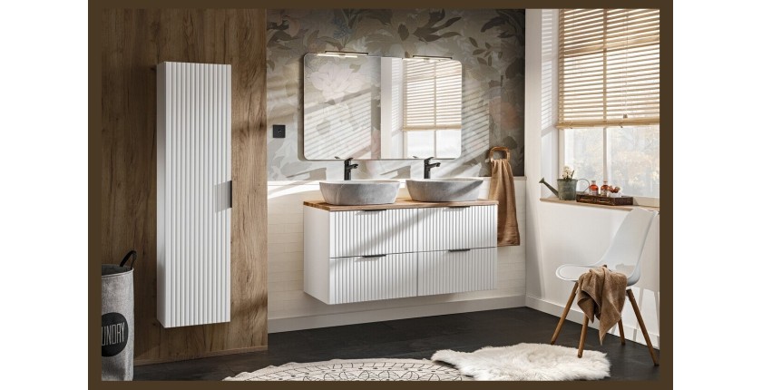 Spiegelfür Badezimmer rechteckig 120x70 cm rahmenloses Design