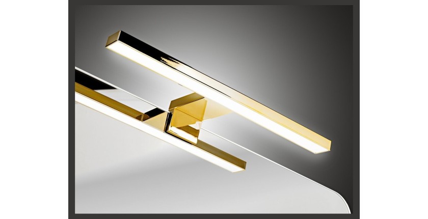 Set FIDJI: Unterschrank 120 cm + Platte für Waschbecken + 2 Aufsatzwaschbecken + Spiegel + 2 LED-Lampen + Hochschrank