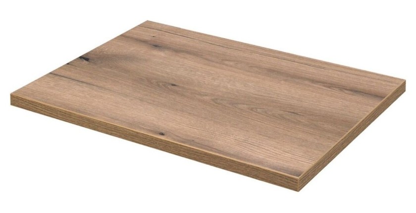 FIDJI Set: Unterschrank 60cm + asymmetrisches Aufsatzbecken in Marmoroptik + LED-Spiegel + Hochschrank + Füße