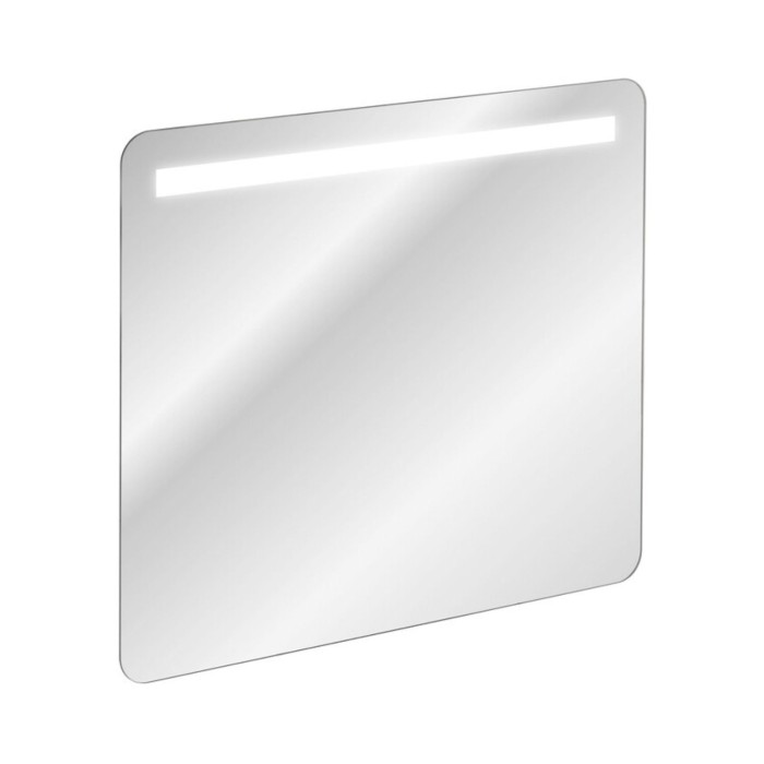 Set ICON: mobile sottolavabo 100cm con nicchie visibili + lavabo rotondo da appoggio + specchio LED + colonna
