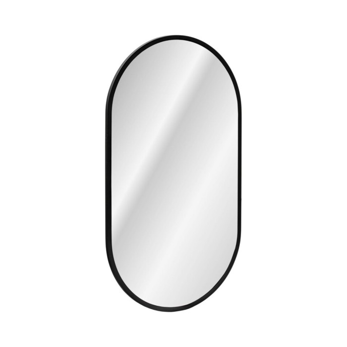 Set ICON: mobile sottolavabo 60cm + piano per lavabo + lavabo da appoggio rotondo + colonna + specchio verticale LED