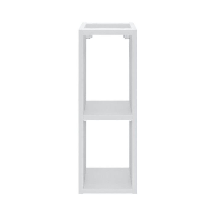 Insieme ICON: mobili sotto lavabo 180cm con nicchie visibili + due lavabi da appoggio + specchi + lampade LED + colonna