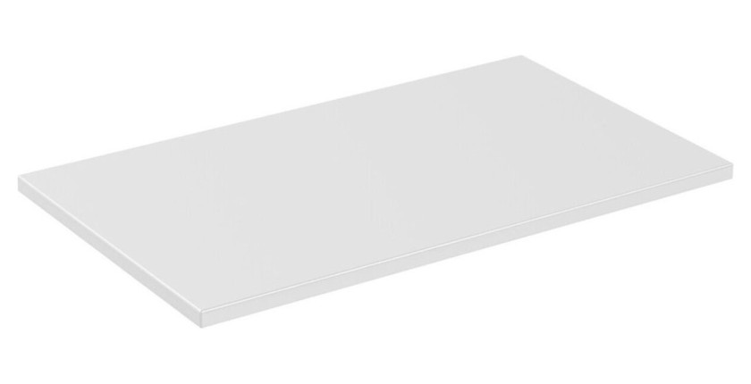 Ensemble ICON : meuble sous vasque 80cm + plan pour vasque + vasque à poser + miroir + lampe LED + colonne