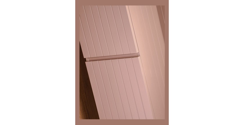 Ensemble de salle de bain ICON : meuble sous vasque 80cm + vasque à encastrer + miroir + lampe LED + colonne