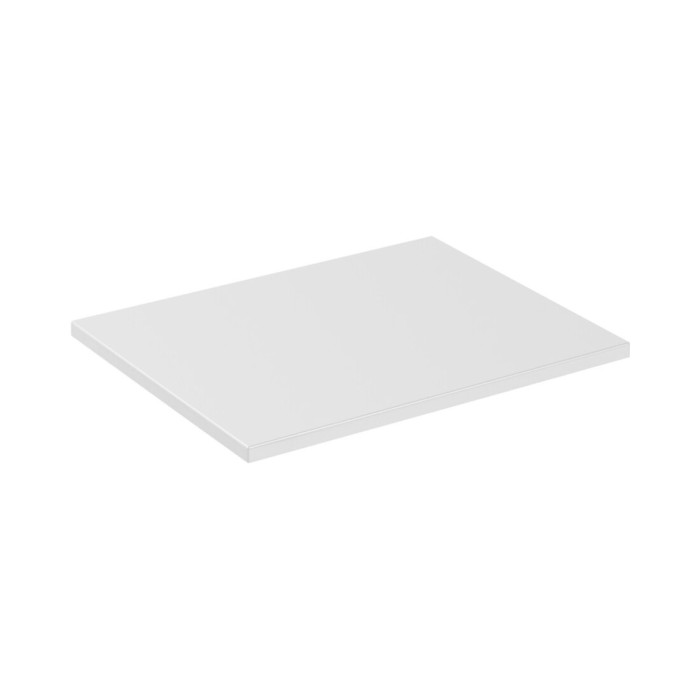 Conjunto ICON: mueble bajo lavabo 60cm rosa empolvado + encimera para lavabo blanca + lavabo sobre encimera moteado