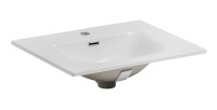 Vasque à encastrer en céramique blanche