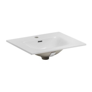 Vasque à encastrer en céramique blanche
