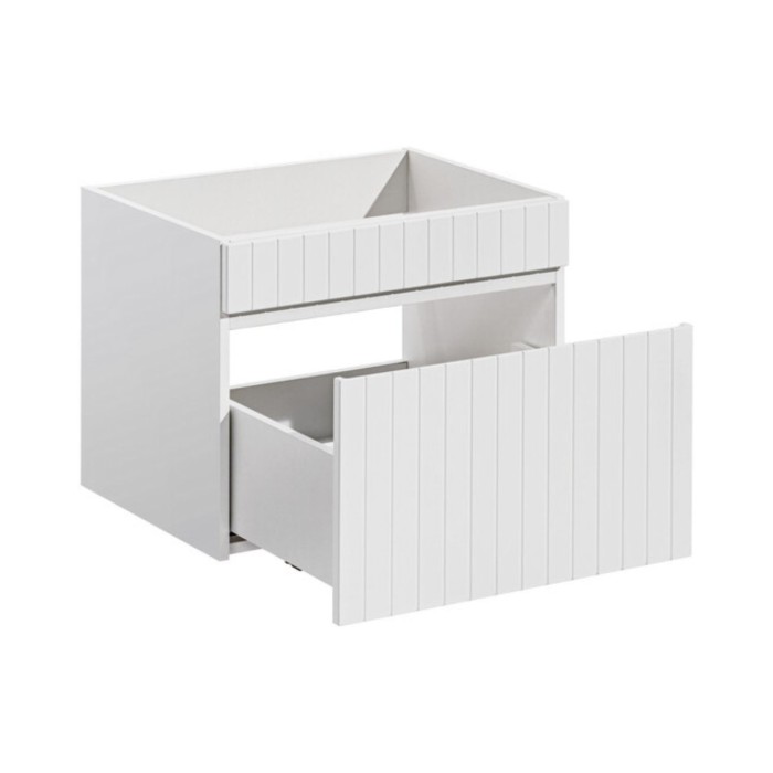 Conjunto ICON blanco: muebles bajo lavabo de 120cm + doble lavabo empotrado en cerámica blanca