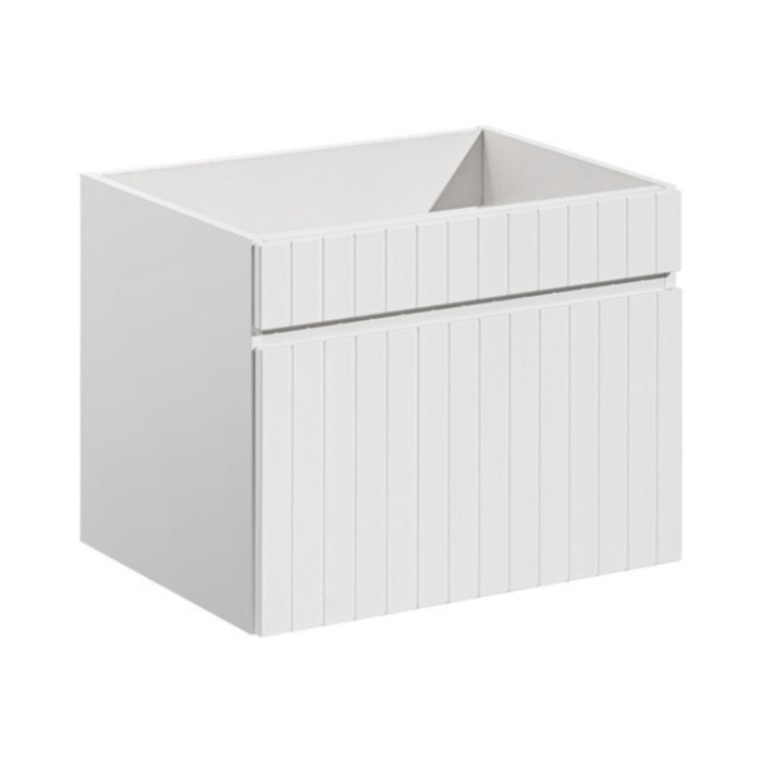Conjunto ICON blanco: muebles bajo lavabo de 120cm + doble lavabo empotrado en cerámica blanca