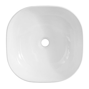 Ensemble ICON blanc : meubles sous vasque 140cm avec niches visibles + plan pour vasque + deux vasques à poser blanches