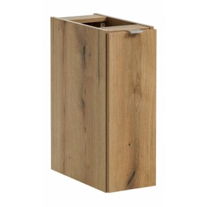 Meuble avec niches fermées aspect bois foncé ELVINA