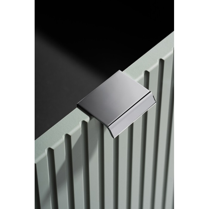 Insieme ELVINA 80cm: mobile sottolavabo con cassetti verde + piano per lavabo in aspetto legno scuro + lavabo da appoggio marmor