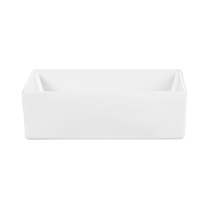 Insieme ELVINA 50cm: mobile sottolavabo con cassetti in verde salvia grigio + piano per lavabo + lavabo rettangolare da appoggio
