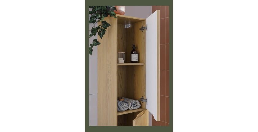 ensemble salle de bain, ensemble salle de bain suspendu, meuble sous vasque, meuble salle de bain bois, meuble salle de bain chê