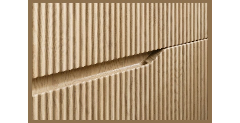 Ensemble de salle de bain suspendu NATURA 120cm : meubles sous vasque 60cm + plan pour vasque + vasques à poser rondes vertes