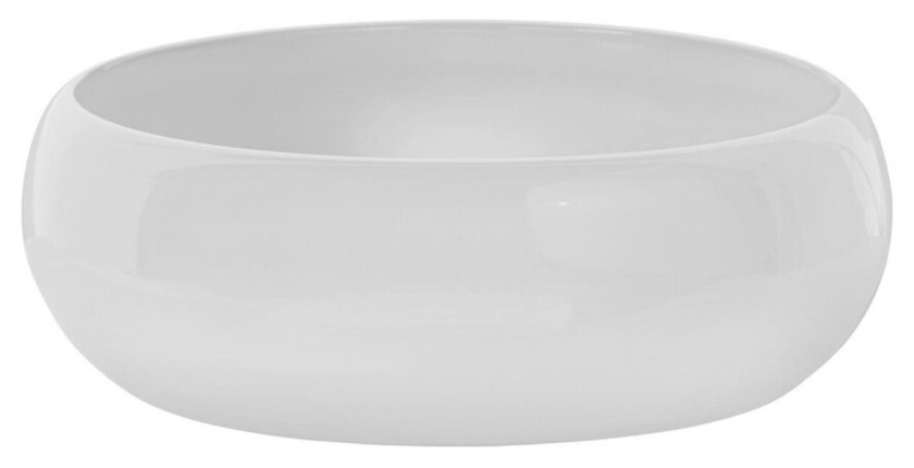 Ensemble de salle de bain suspendu NATURA 60cm : meuble sous vasque + plan pour vasque + vasque à poser ronde blanche