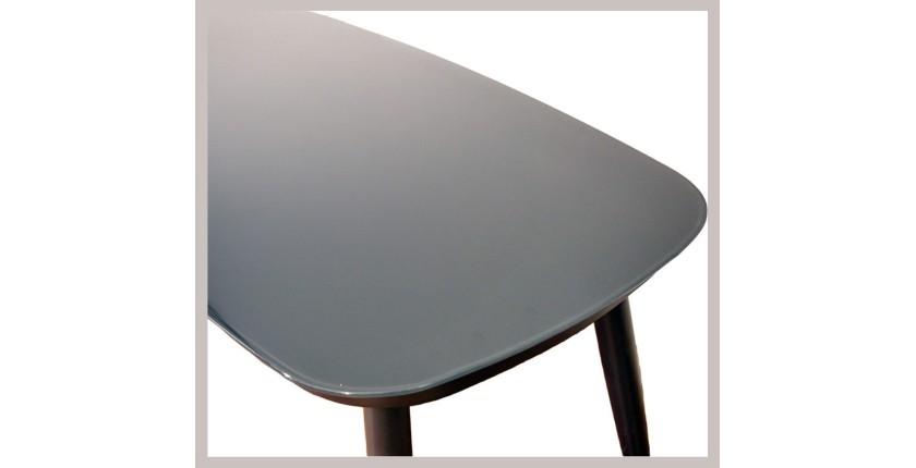 Salon de jardin SIERRA 4 places en aluminium gris avec canapé 2 places, fauteuils et table basse