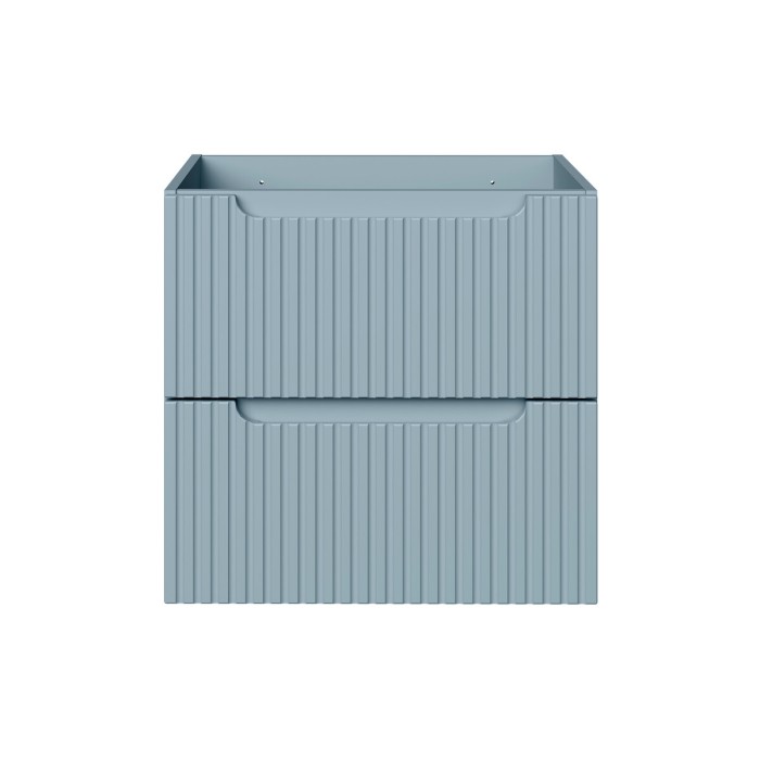 Mobile sottolavabo VANO 60 cm blu denim sospeso con 2 cassetti