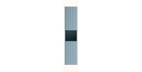 Colonne de salle de bain VANO 140 cm bleu denim 2 portes suspendue