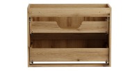 Meuble sous vasque VANO 80 cm chêne suspendu avec 2 tiroirs