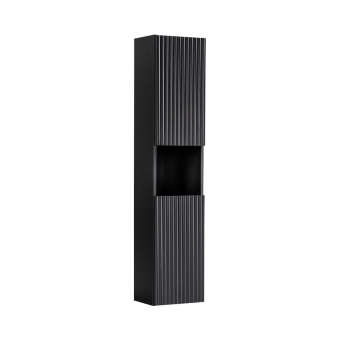 Insieme VANO 150cm : mobili sotto lavabo con cassetti e armadietti + piano per lavabo + due lavabi da appoggio scanalati + colon