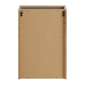 Meuble salle de bain VANO 40 cm chêne suspendu avec panier à linge