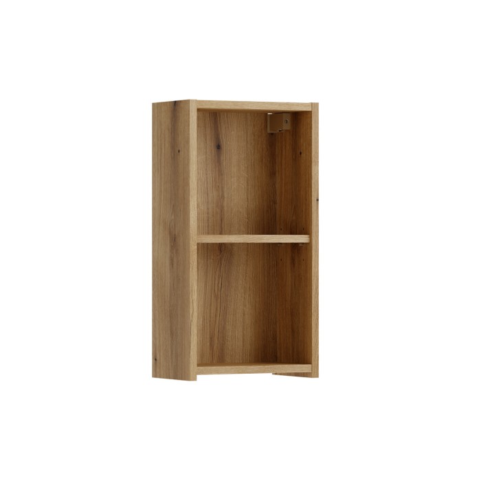 Mobile da bagno VANO 57 cm in rovere sospeso con 2 nicchie