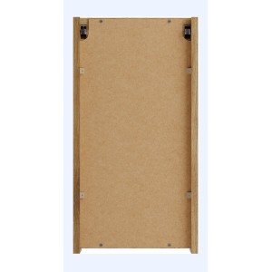 Meuble de rangement salle de bain VANO 57 cm chêne suspendu avec 2 niches