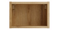 Cube de rangement salle de bain VANO 30 cm chêne suspendu avec niche