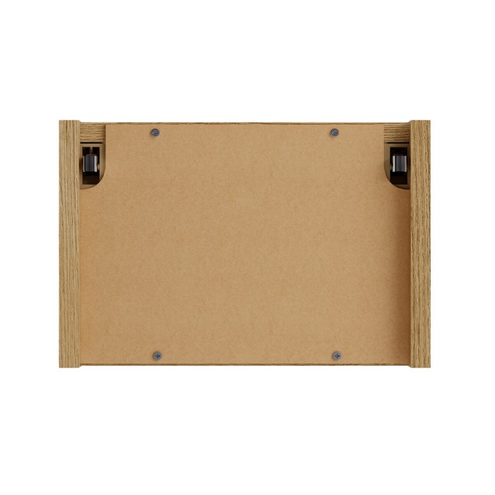 Cubo di arredamento per bagno VANO 30 cm in quercia sospeso con nicchia