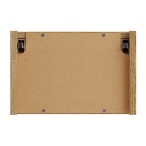 Cube de rangement salle de bain VANO 30 cm chêne suspendu avec niche