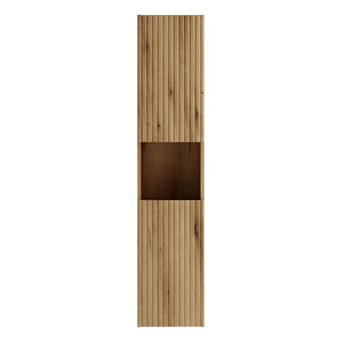 Kolom badkamerkast VANO 140 cm eiken zwevend 2 deuren