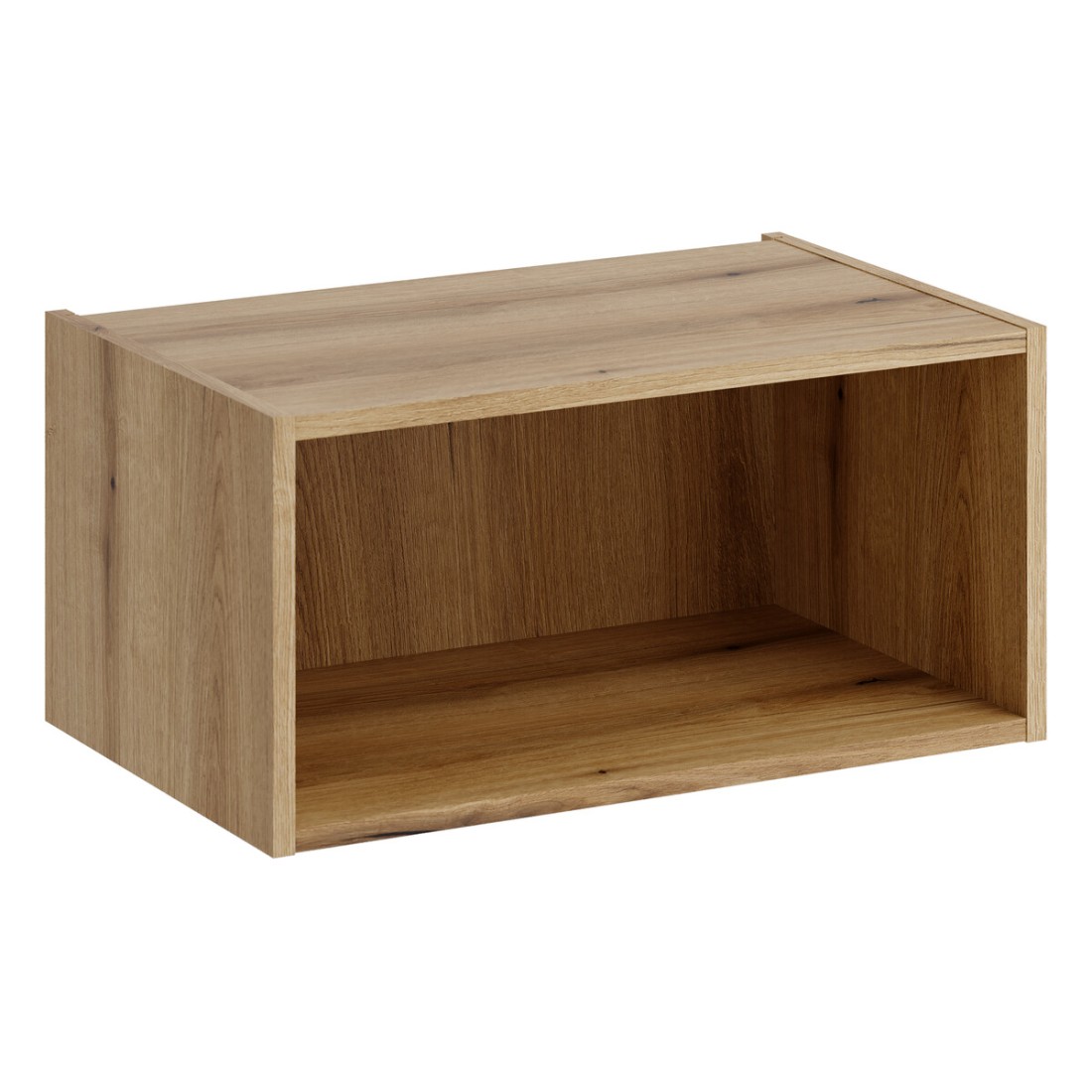 Meuble de rangement salle de bain VANO 60 cm chêne suspendu avec niche